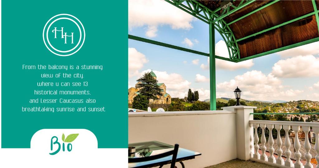 Balkón nebo terasa v ubytování Hotel History