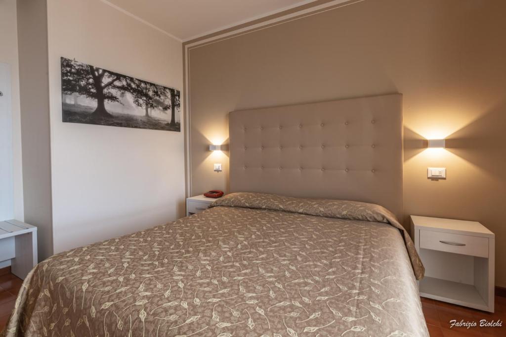 Postel nebo postele na pokoji v ubytování Albergo Bagner