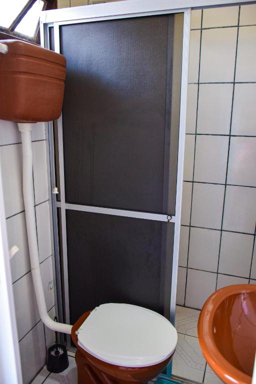 Koupelna v ubytování Casa da Mineira Hospedaria
