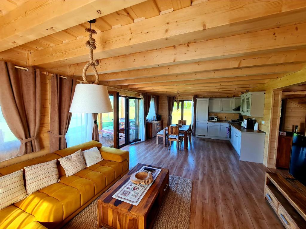 Posezení v ubytování Panorama Tatry Chalets