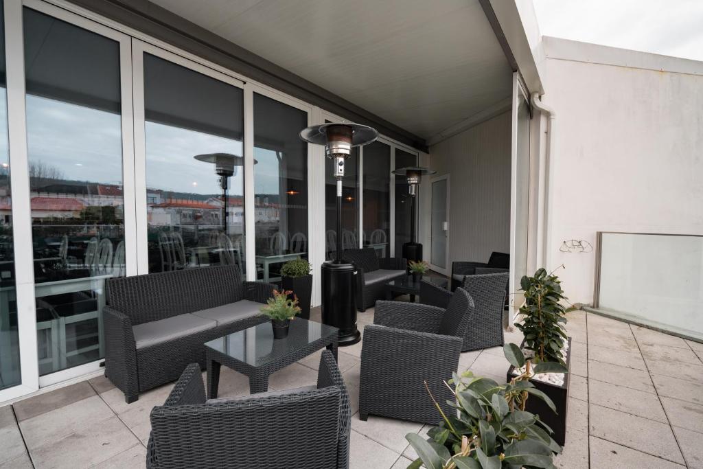 Posezení v ubytování Hotel A Ponte