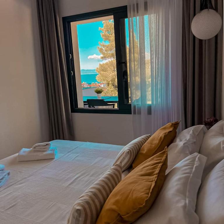 Postel nebo postele na pokoji v ubytování Pine Resort