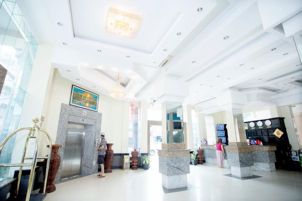 Vstupní hala nebo recepce v ubytování Salita Hotel