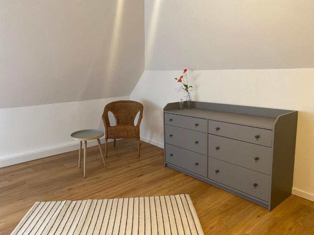 Posezení v ubytování Ferienhaus Sieglinde mit Deichblick