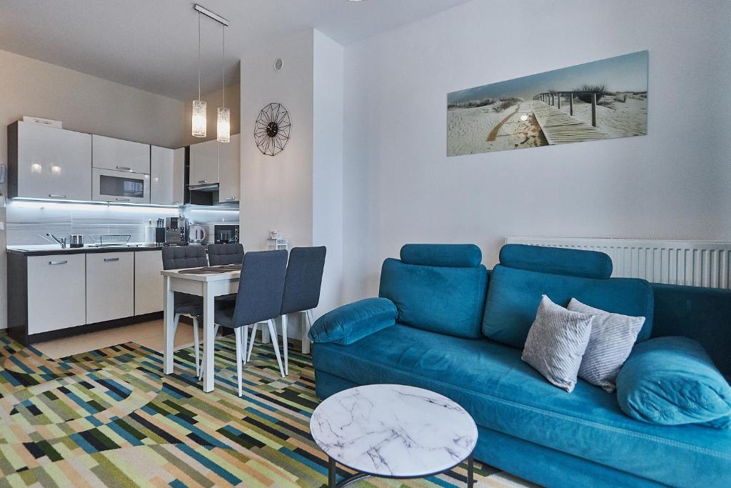 Kuchnia lub aneks kuchenny w obiekcie Apartamenty Świnoujście - Aleja Baltic Park Molo C206
