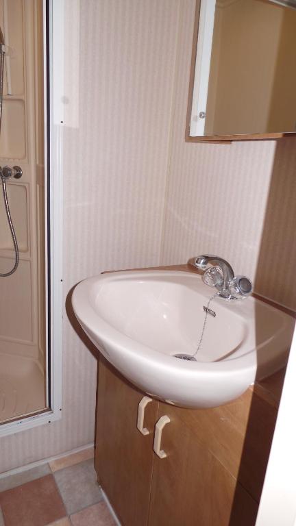 Koupelna v ubytování Mobilhome 1 calme et tranquilité
