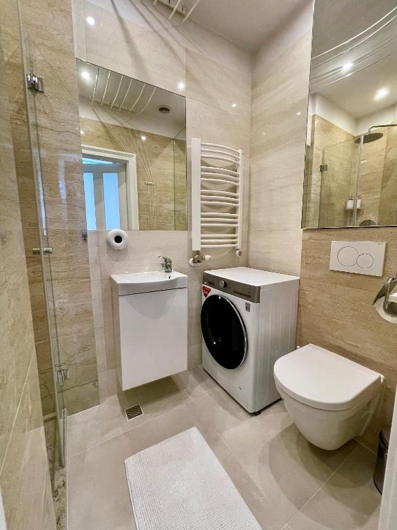 Kúpeľňa v ubytovaní Tresor Barska Apartments