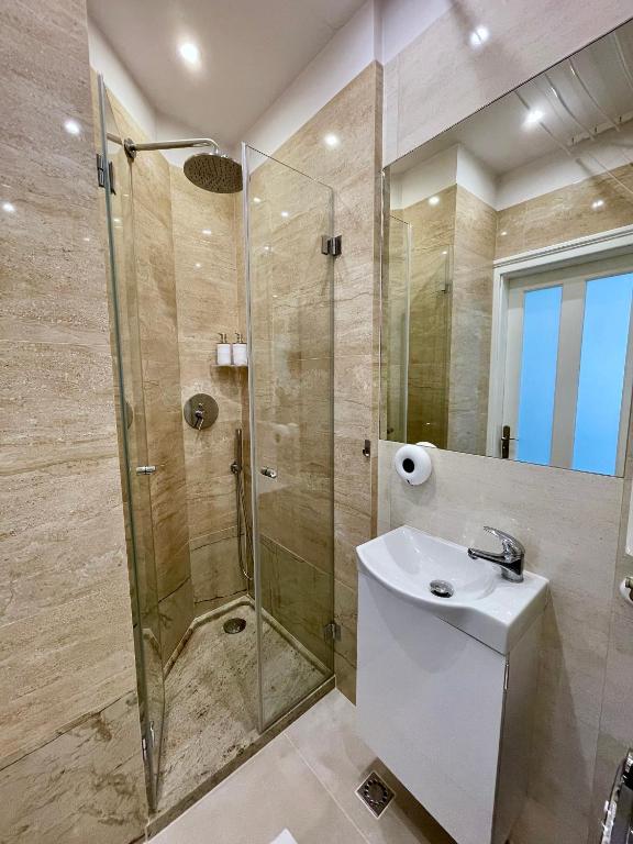 Kúpeľňa v ubytovaní Tresor Barska Apartments