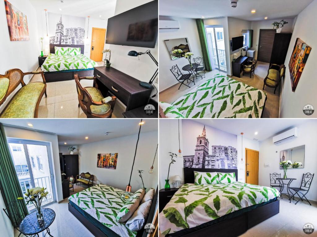 TV a/nebo společenská místnost v ubytování Evolve Coliving Guesthouse
