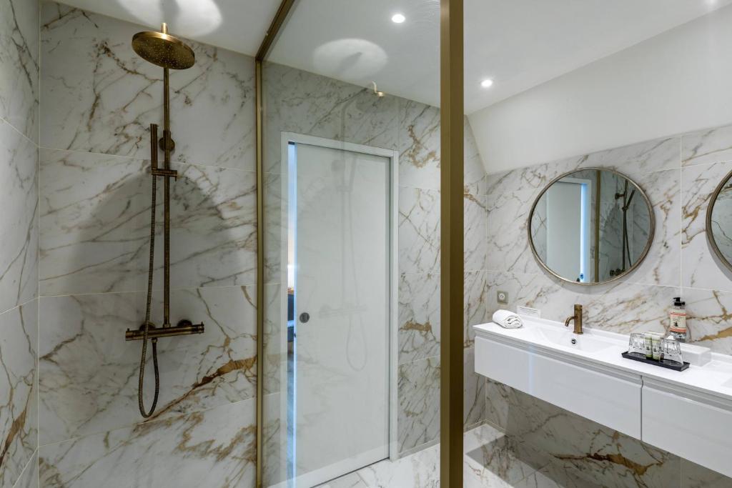 Koupelna v ubytování Le Bailliage Hôtel & Spa