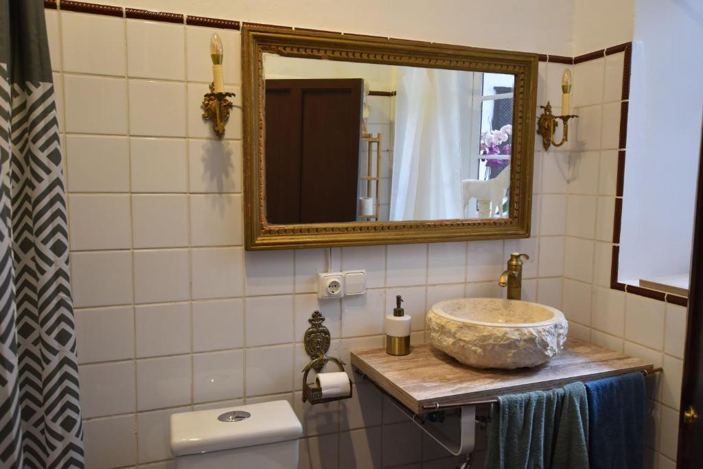 A bathroom at Gato Azul - Coliving