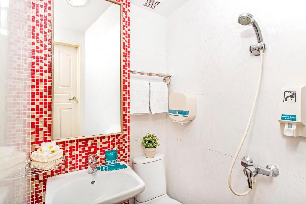 Koupelna v ubytování Hotel 81 Kovan