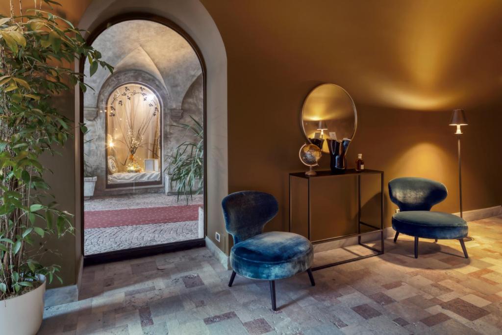 Posezení v ubytování Porta Altinia Suites