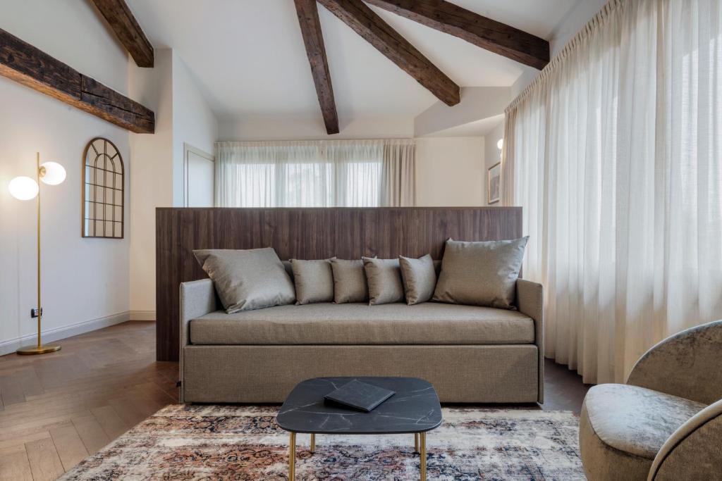 Posezení v ubytování Porta Altinia Suites