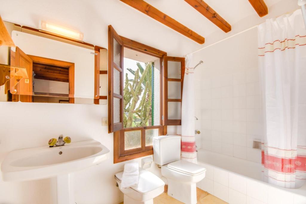 Koupelna v ubytování Ideal Property Mallorca - Can Comaro