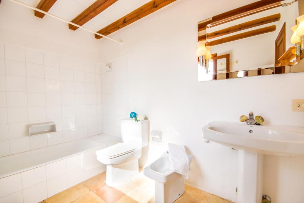 Koupelna v ubytování Ideal Property Mallorca - Can Comaro