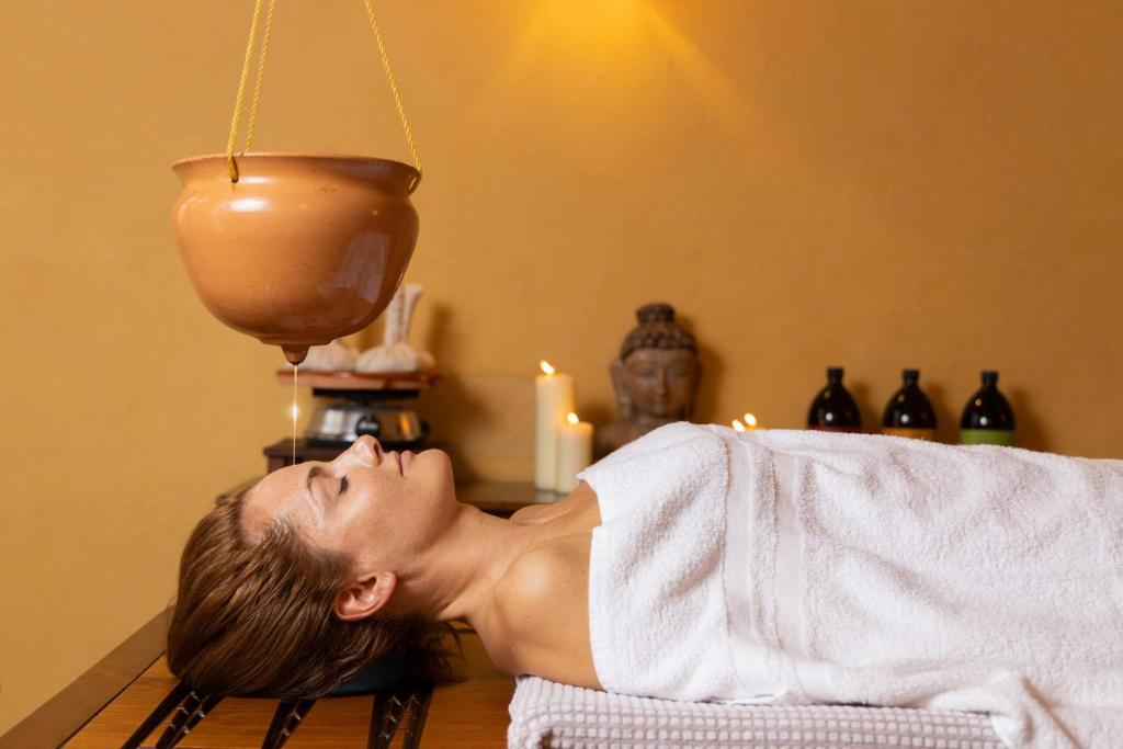 Spa en/of wellnessfaciliteiten van Hotel Caesius Thermae & Spa Resort