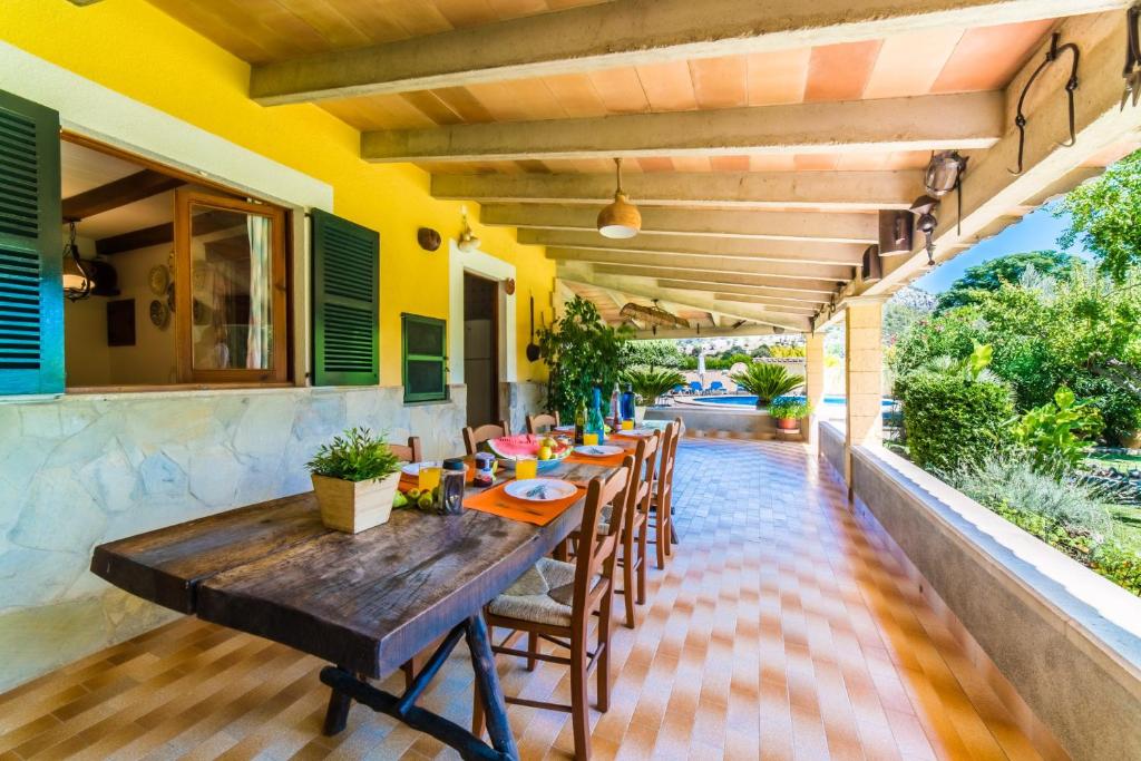 A balcony or terrace at Ideal Property Mallorca - Sort Llarga