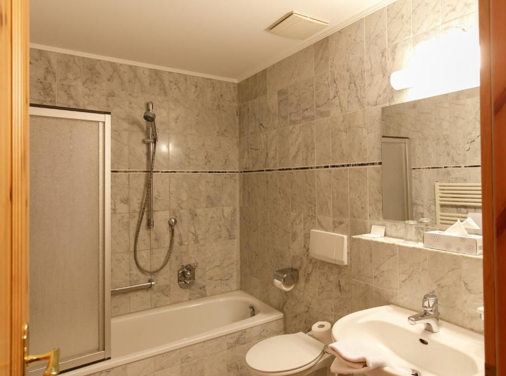 Koupelna v ubytování Hotel Altes Stadthaus
