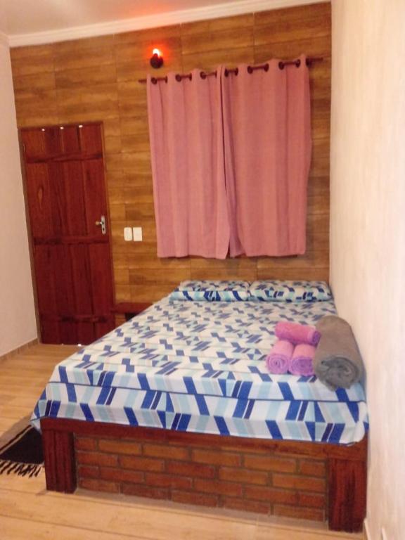Postel nebo postele na pokoji v ubytování Pousada Canto Verde