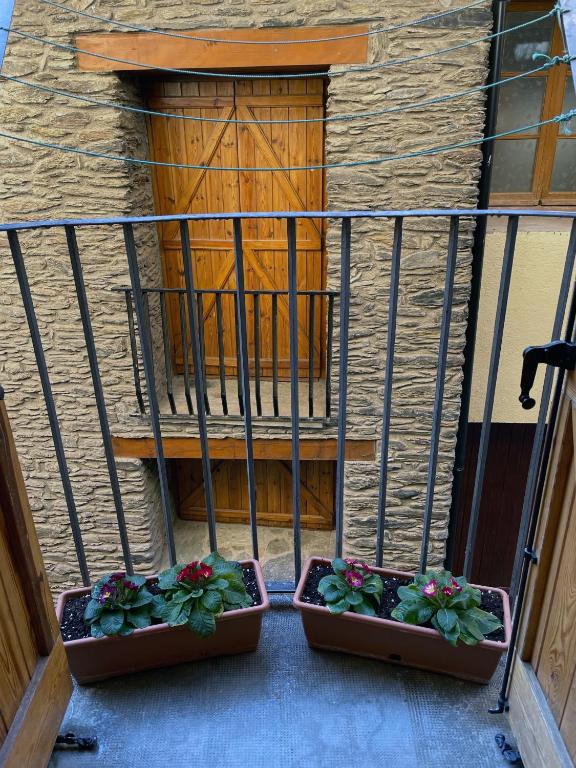 A balcony or terrace at Apartaments Albiñana