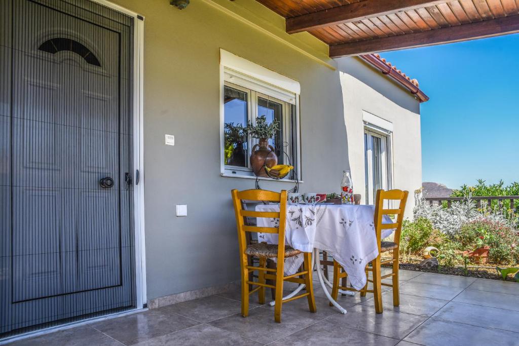 Balkon lub taras w obiekcie Ambelaki Polythea