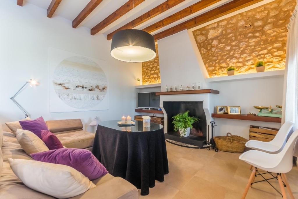 Posezení v ubytování Ideal Property Mallorca - Pleta