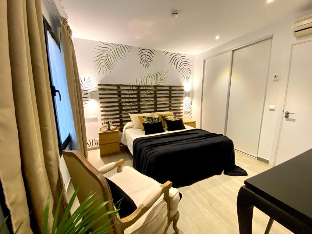 Posteľ alebo postele v izbe v ubytovaní Hostal Alisol Boutique San Pedro