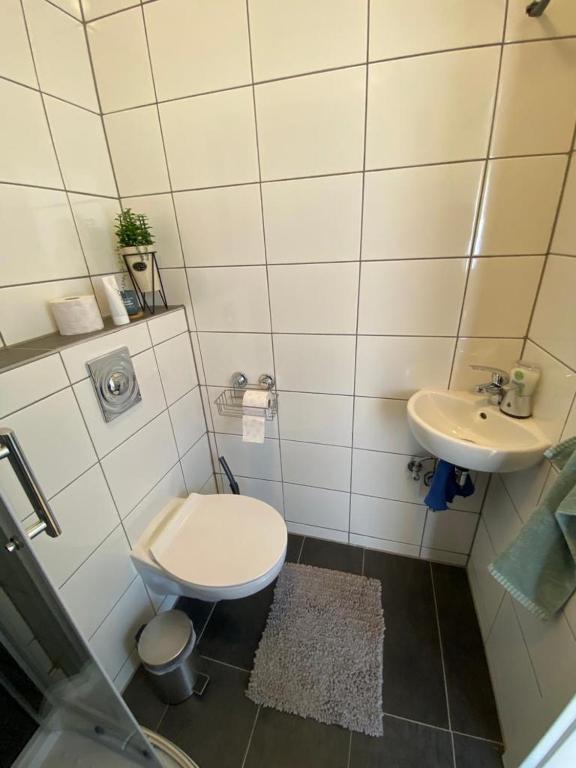 Koupelna v ubytování Appartements Gabat Nähe Red Bull Ring