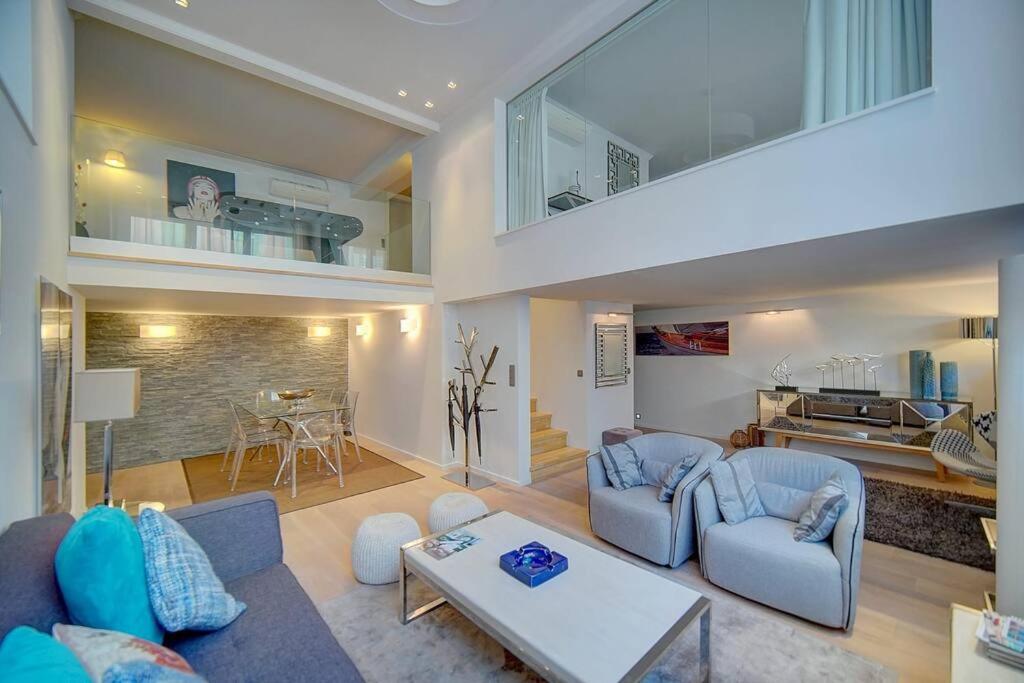 Azurenting - Le Loft - Grand duplex exception 3 chambres - Clim