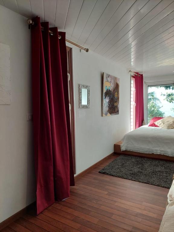 Postel nebo postele na pokoji v ubytování Villa des Galets