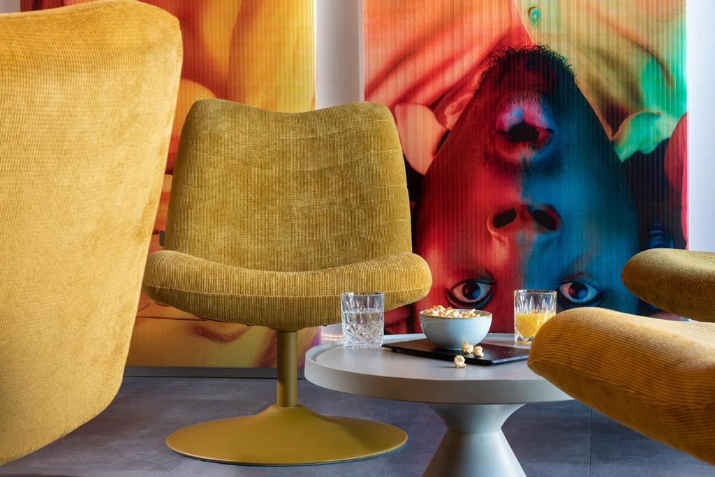 Posezení v ubytování ibis Styles Berlin Treptow
