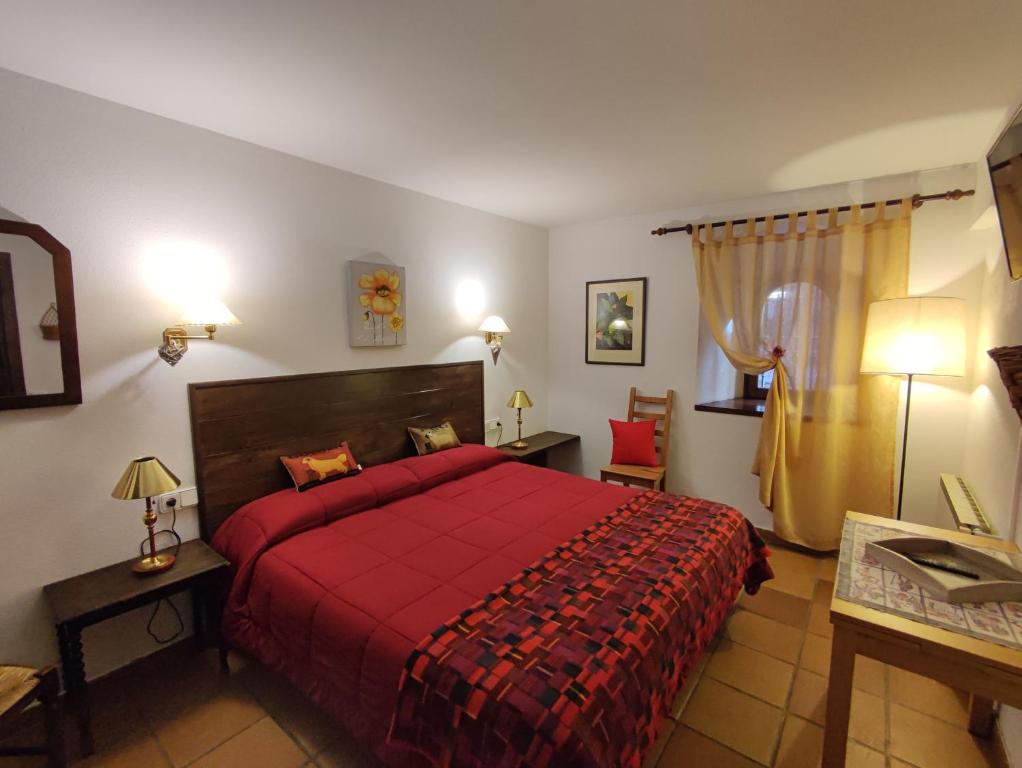 Cama o camas de una habitación en Casa Rural Erletxe