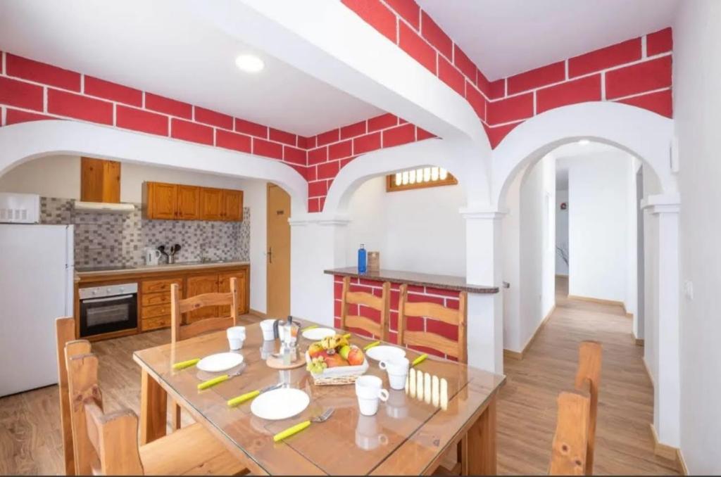 Kuchyň nebo kuchyňský kout v ubytování Karin House