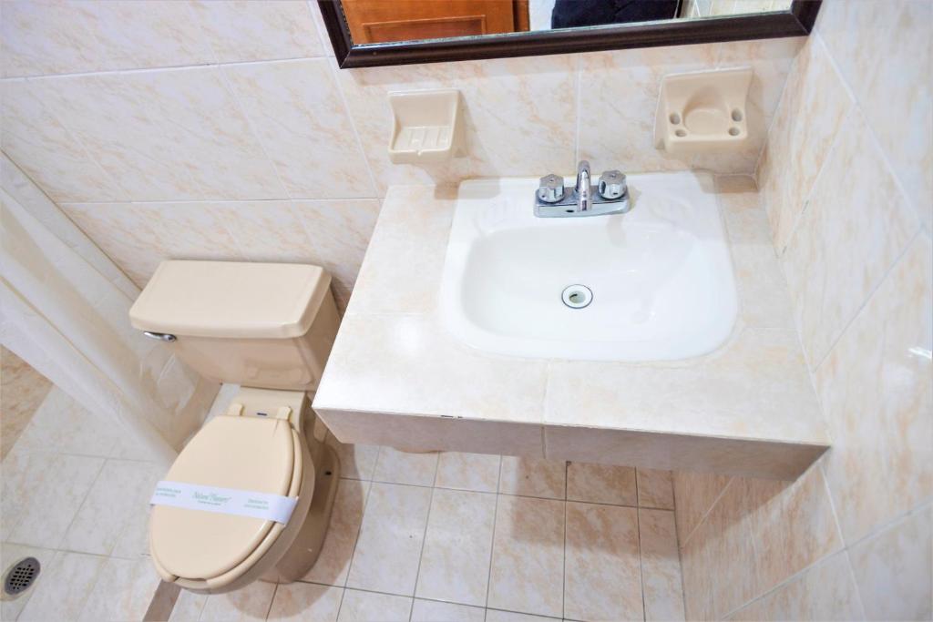 Koupelna v ubytování Hotel San Juan Mérida