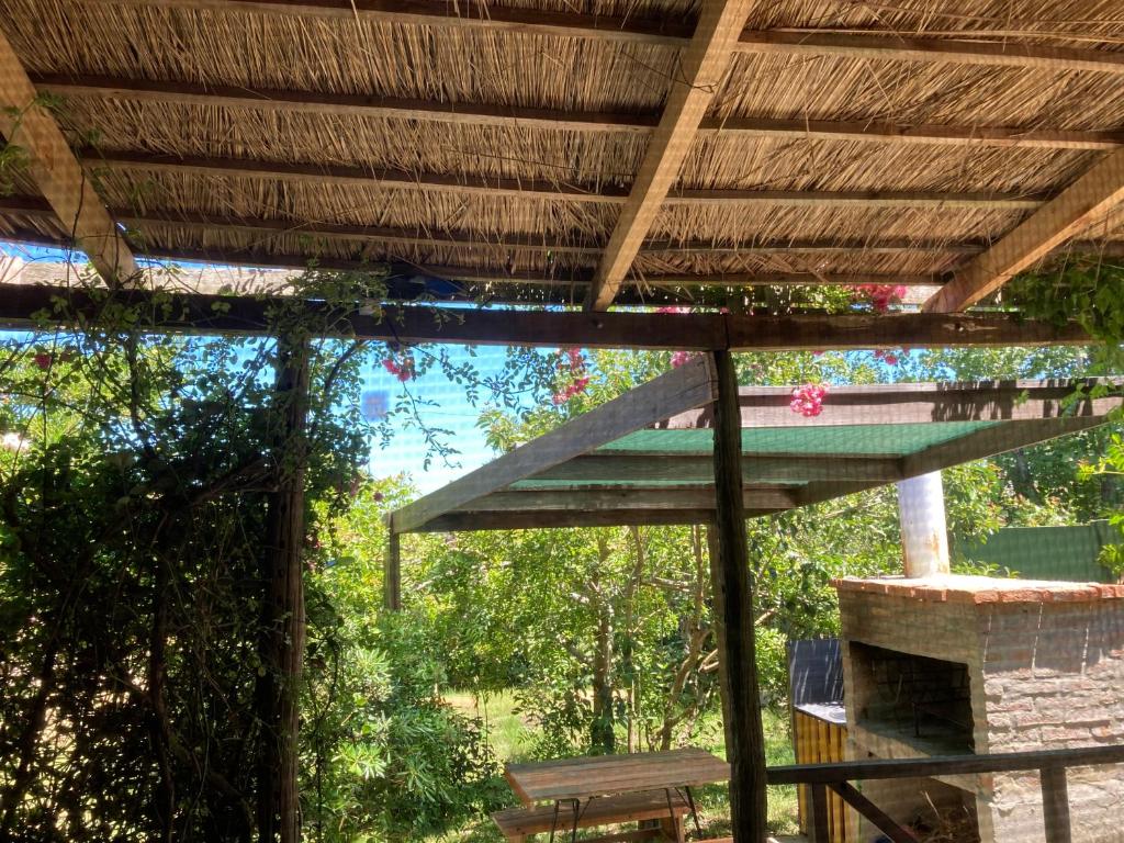 Balkón nebo terasa v ubytování Las Cabañas de Ana
