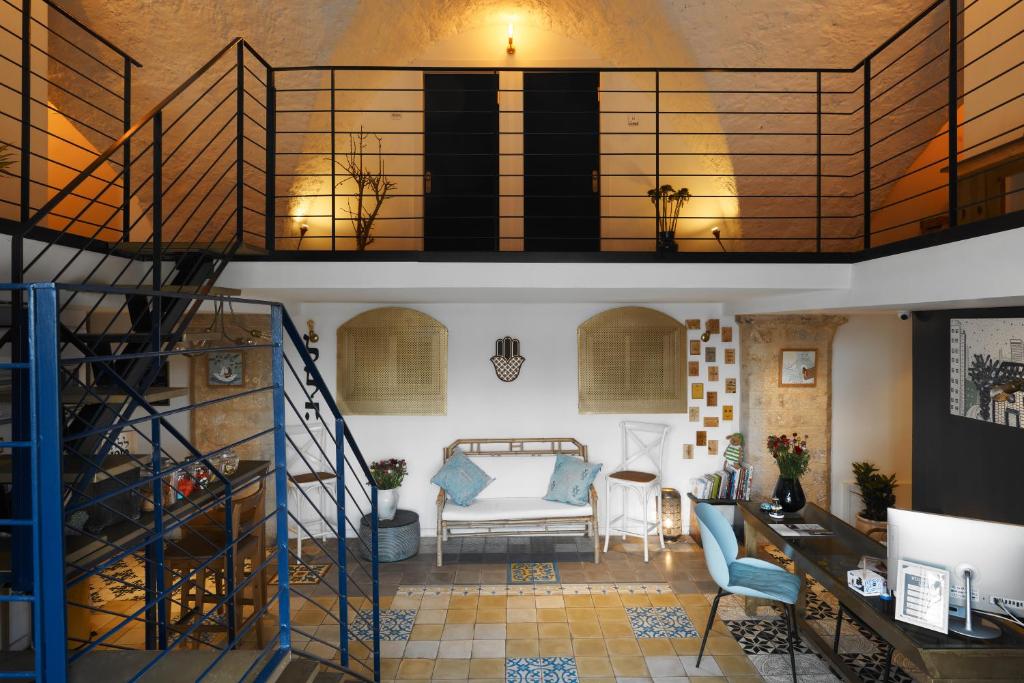 Posezení v ubytování Tel-Aviv LALA Boutique Hotel