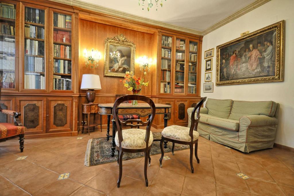 Część wypoczynkowa w obiekcie Apartment Bright