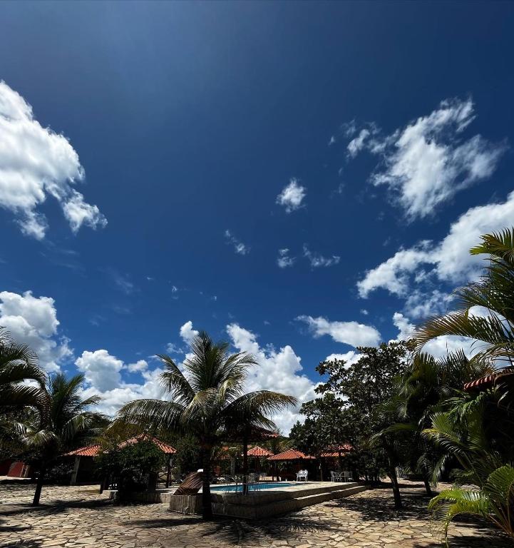A piscina em ou perto de Pousada Encanto dos Anjos