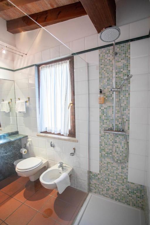 Koupelna v ubytování Hotel Degli Oleandri