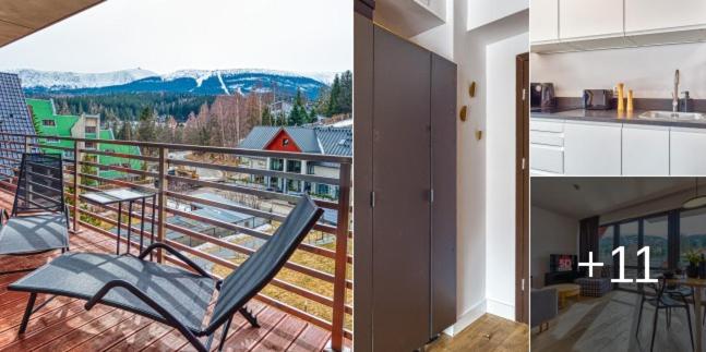 Balkón alebo terasa v ubytovaní Apartament Triventi 98 z Widokiem- 5D Apartamenty