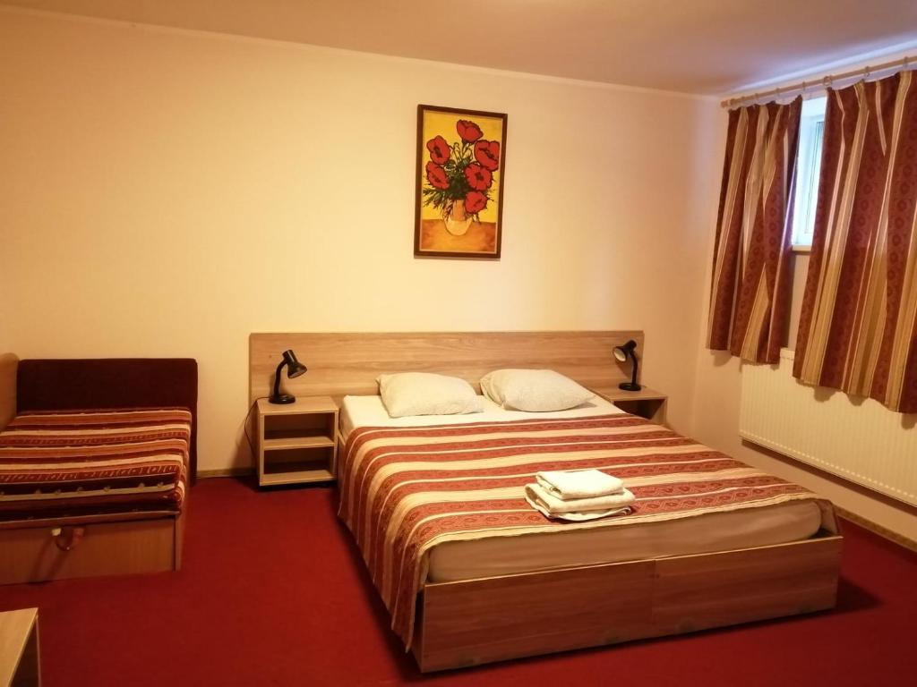 Postel nebo postele na pokoji v ubytování Idilė Bed & Breakfast - Visaginas