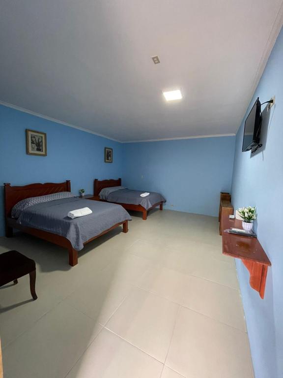 Postel nebo postele na pokoji v ubytování El Valle Resort & Spa - Aguas Termales