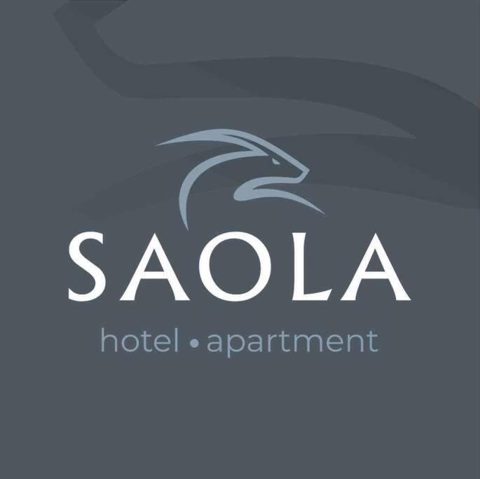 a logo for a hotel appointment with a dolphin at SAOLA Apartment FAMILY in Hai Phong