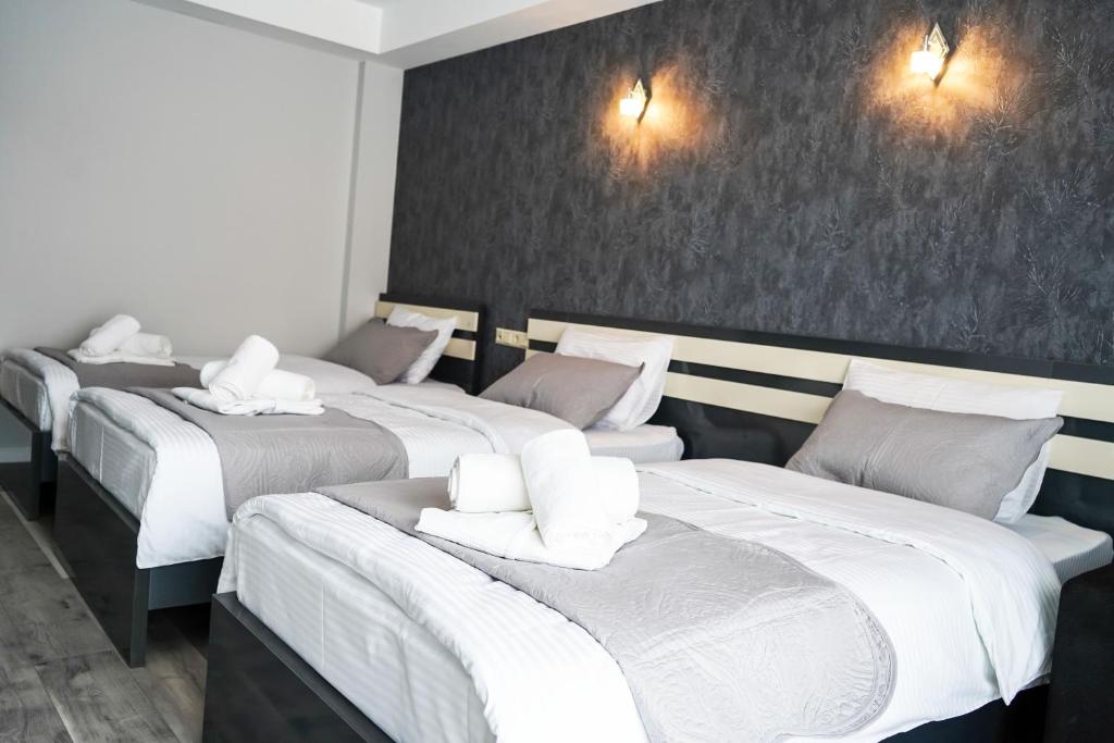 Voodi või voodid majutusasutuse Besami Hotel toas