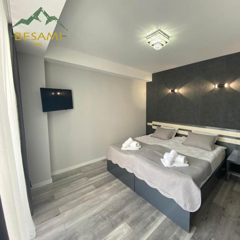 Voodi või voodid majutusasutuse Besami Hotel toas