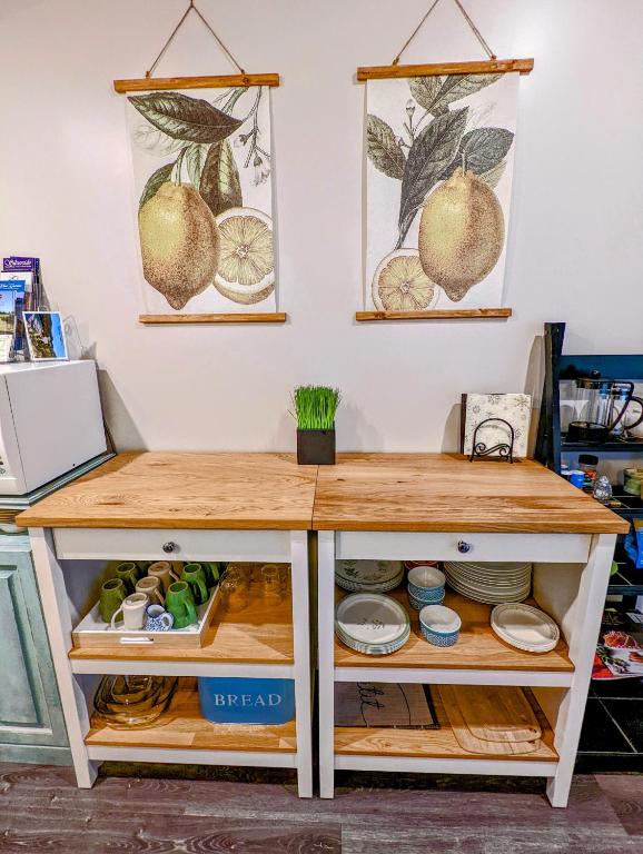 Kuchyň nebo kuchyňský kout v ubytování Maple Rise Guesthouse