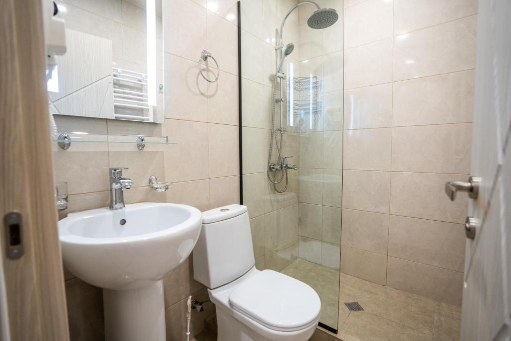 Koupelna v ubytování Eltisy Guest House