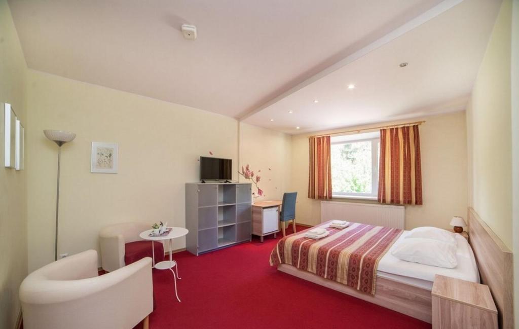 Postel nebo postele na pokoji v ubytování Idilė Bed & Breakfast - Visaginas