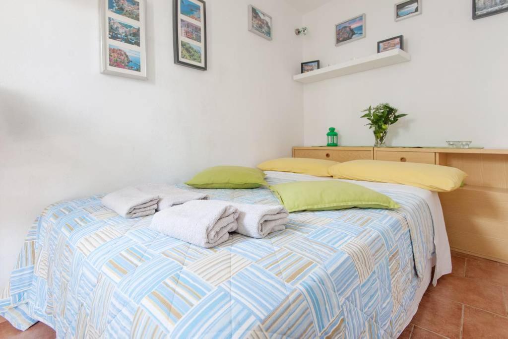 Postel nebo postele na pokoji v ubytování Cinque Terre Sea View